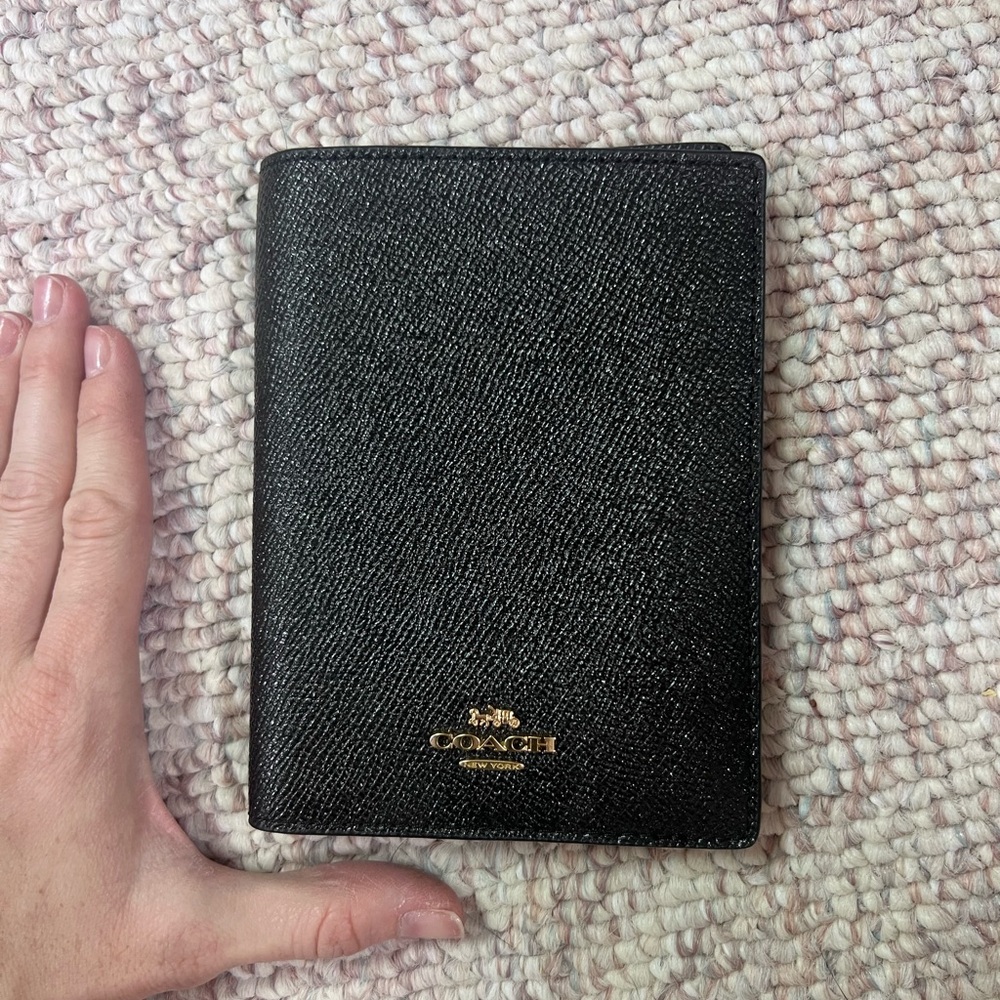 Coach passport holder